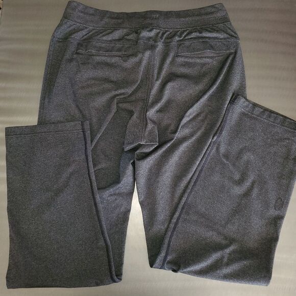 Lululemon Discipline Pull On Track Gray Straight Leg Zip Pockets Drawstring XL - Picture 4 of 14